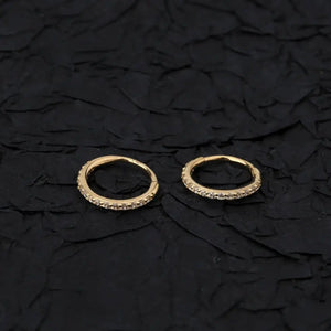 Stunning 14K Gold Tiny Huggie Hoop Earrings for Cartilage, Nose, Helix, Tragus, and Conch Piercings - 20G.