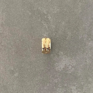 Stunning 14K Solid Gold Chunky Huggie Earrings - Fashionable 11mm Hinged Gold Hoops.