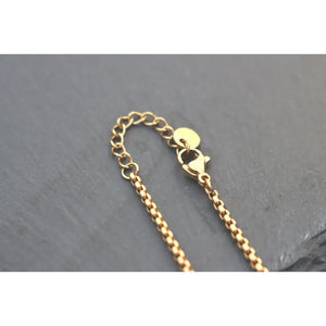 Stunning 18K Gold Plated Rope Chain Bracelet - Timeless Titanium Steel Jewelry for Women.