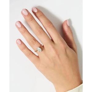 Stunning 2.63ct Oval Lab Diamond Engagement Ring in Elegant Ultra Thin 14K Gold Solitaire Design.
