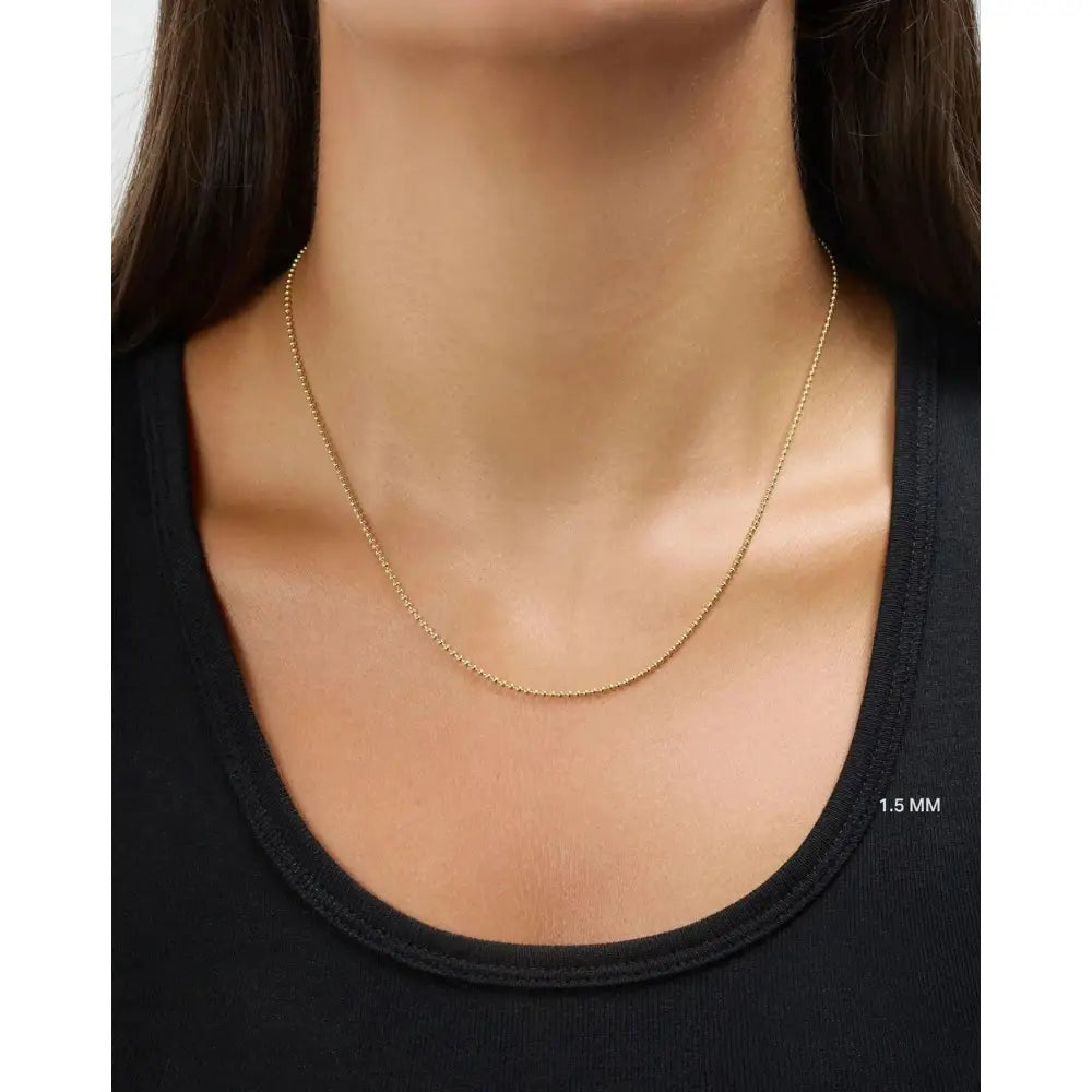 Stunning Bead Chain Necklace for Effortless Elegance.