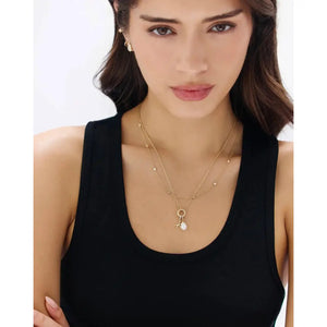 Stunning Diamond Bezel Station Necklace for Timeless Elegance.