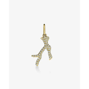 Stunning Diamond Coral Charm - Elevate Your Jewelry Collection!.