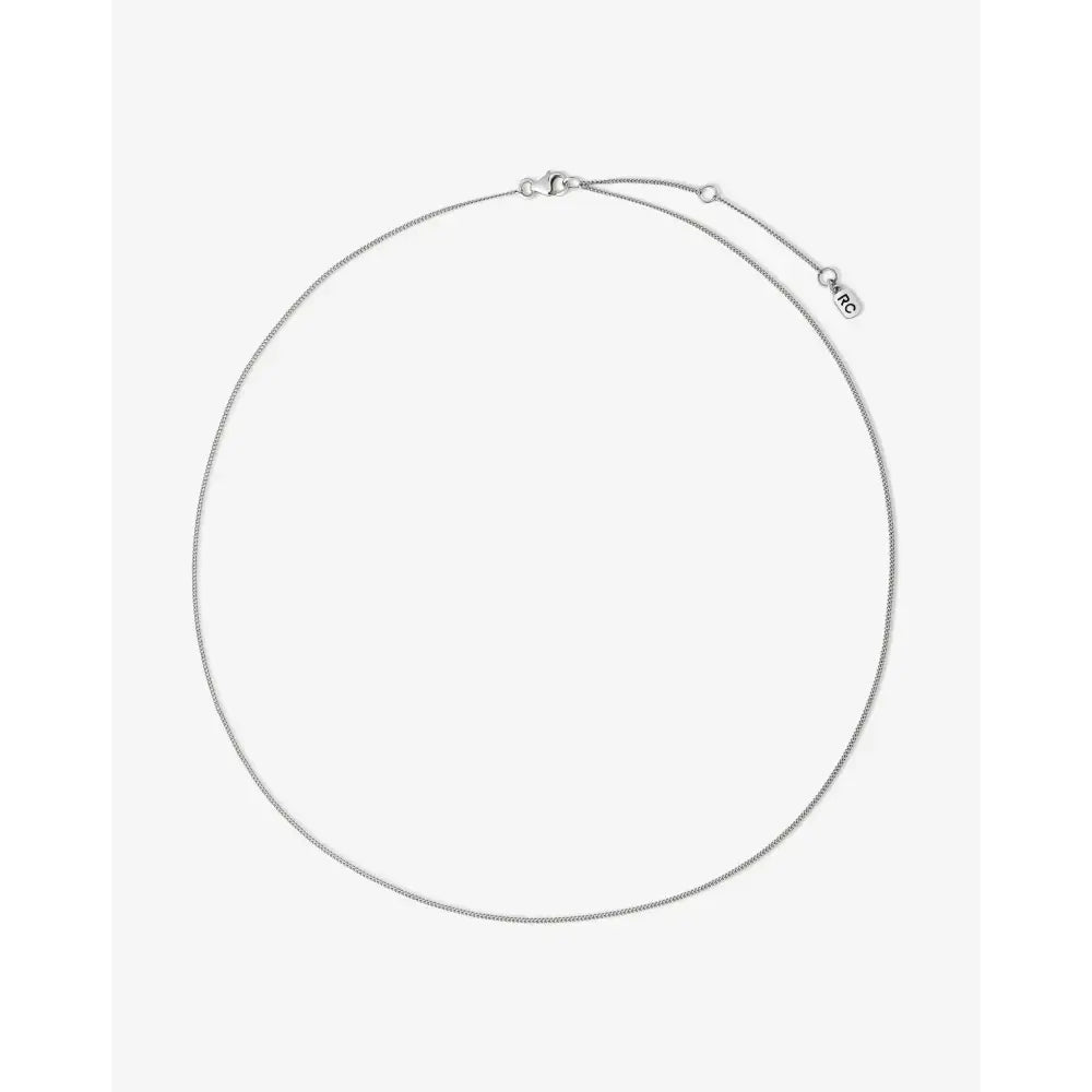 Stunning Diamond Cut Curb Chain Necklace - Elevate Your Style!.