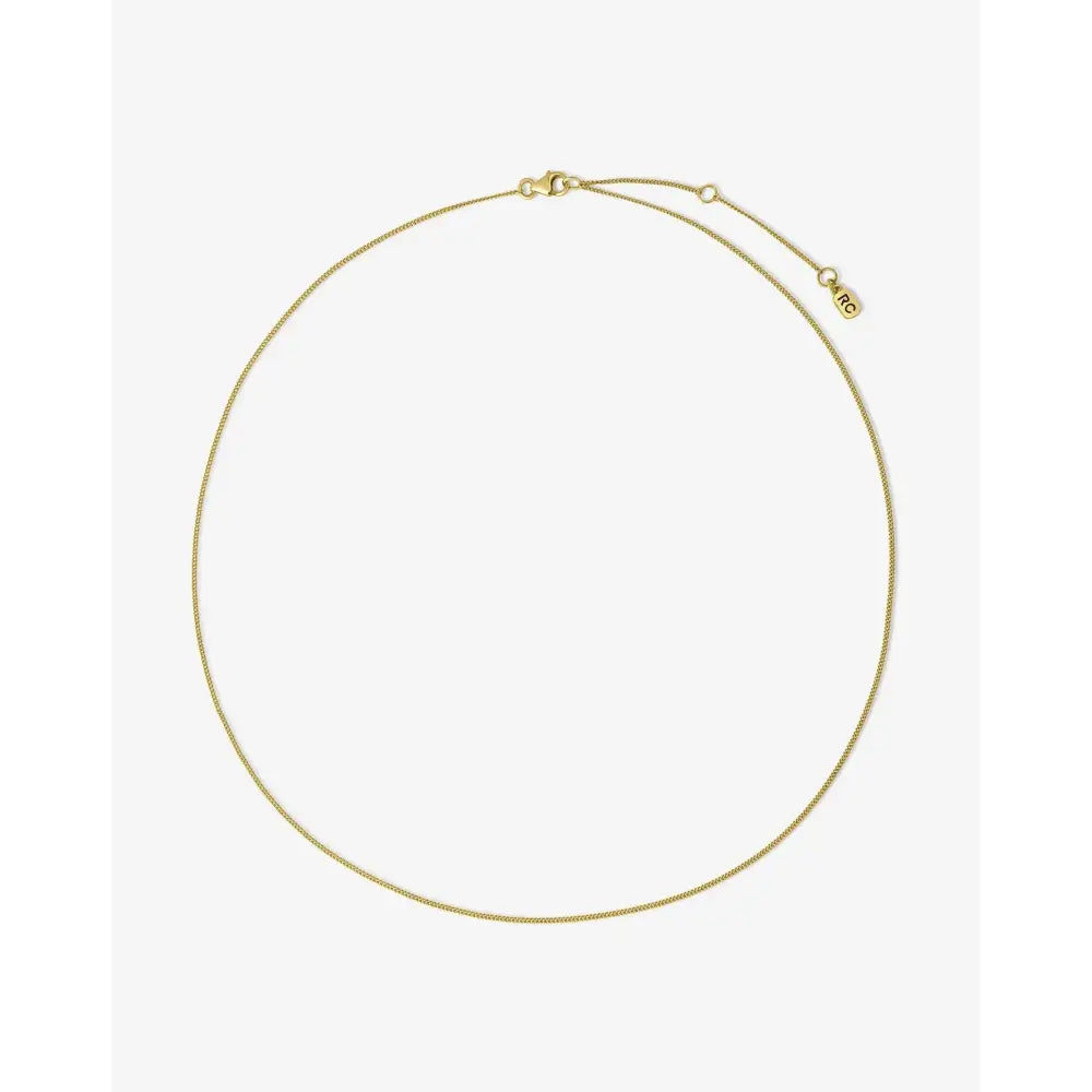Stunning Diamond Cut Curb Chain Necklace - Elevate Your Style!.
