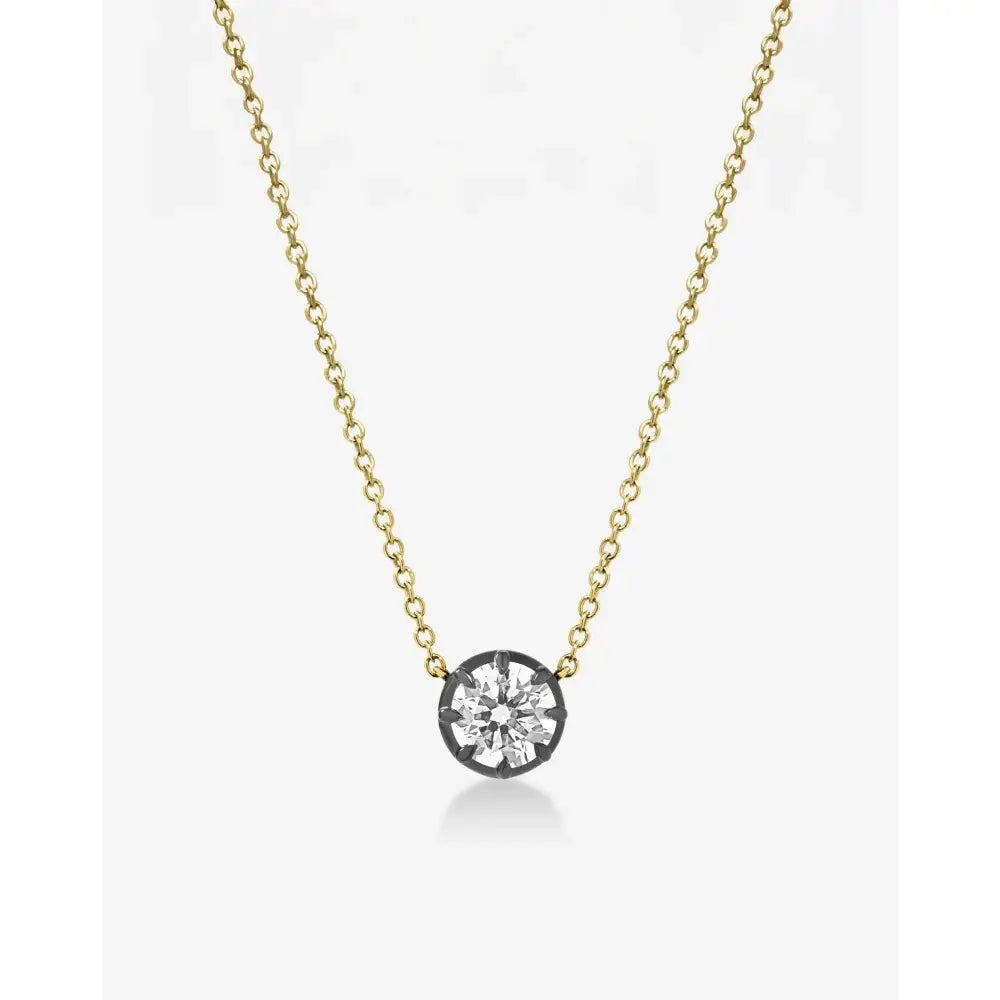 Stunning Georgian Lab Diamond Pendant Necklace – Elegant & Timeless Jewelry Piece.