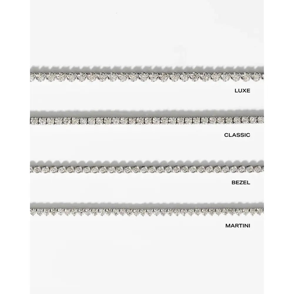 Stunning Graduated Bezel Diamond Tennis Necklace - Elevate Your Elegance.