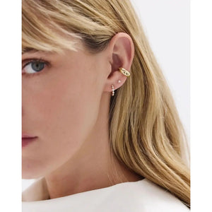 Stunning Graduated Diamond Huggie Earrings for Effortless Elegance.