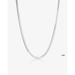 Stunning Herringbone Chain Necklace for Effortless Elegance.