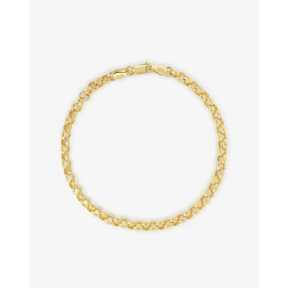 Stunning Hollow Rolo Chain Bracelet for Elegant Style.