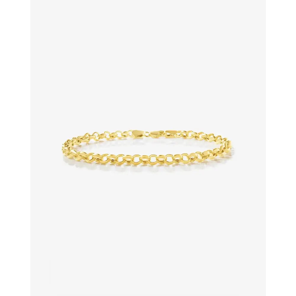 Stunning Hollow Rolo Chain Bracelet for Elegant Style.