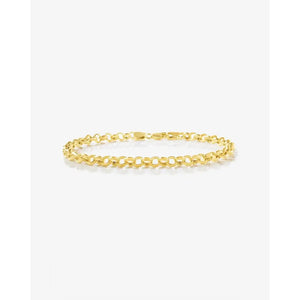 Stunning Hollow Rolo Chain Bracelet for Elegant Style.