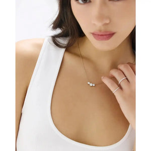 Stunning Lab-Created Diamond Cluster Pendant Necklace.