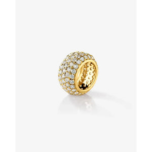 Stunning Large Pavé Eternity Bead for Timeless Elegance.