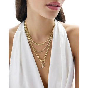 Stunning Long Clique Chain Necklace for Effortless Elegance.
