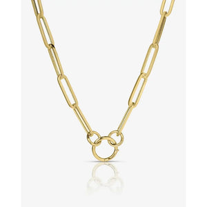 Stunning Long Clique Chain Necklace for Effortless Elegance.