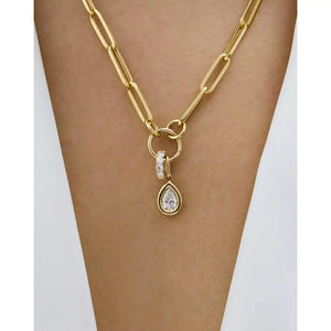 Stunning Long Clique Chain Necklace for Effortless Elegance.
