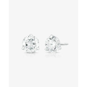Stunning Round Diamond Stud Earrings for Timeless Elegance.