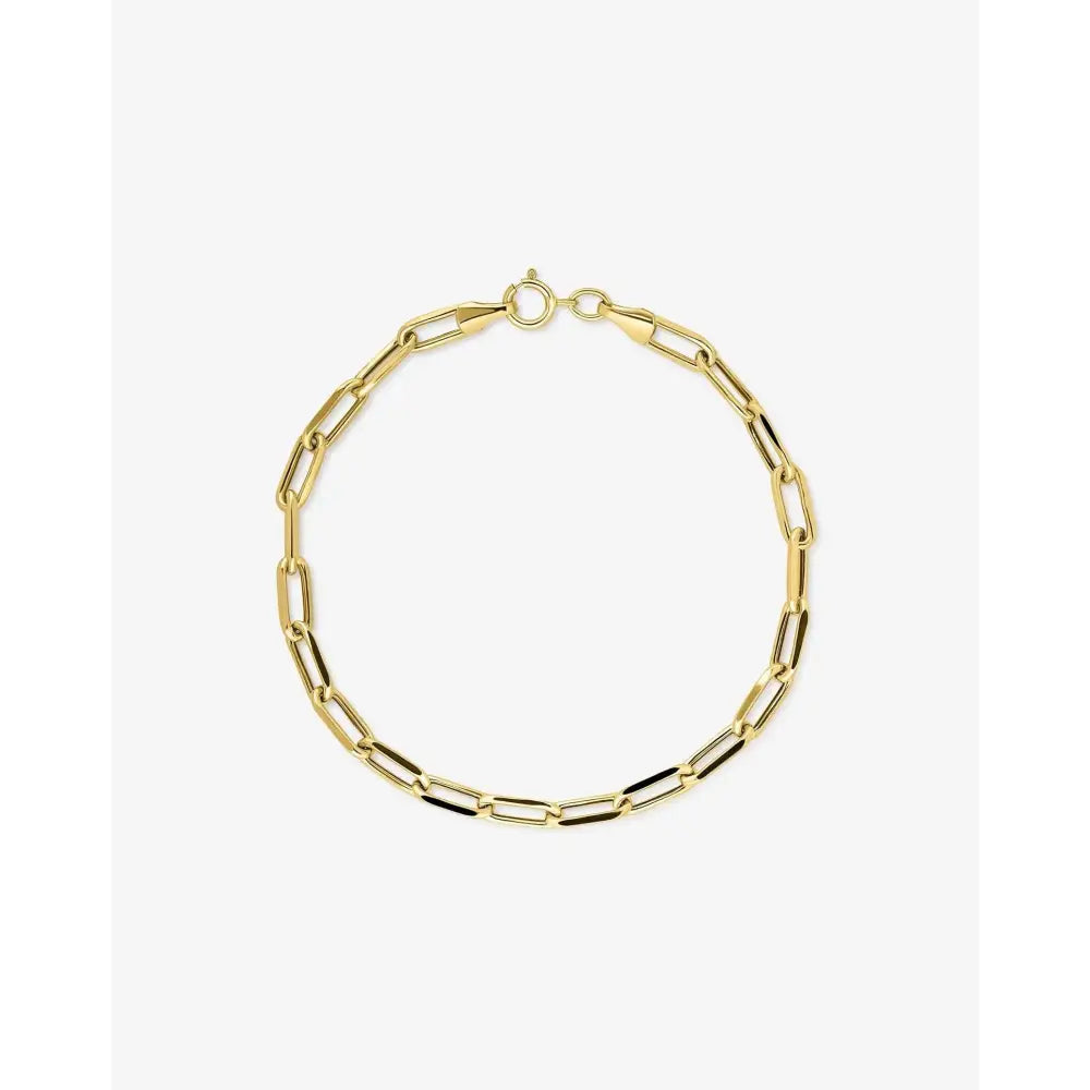 Stylish Paperclip Chain Bracelet - Modern Elegance for Every Occasion.
