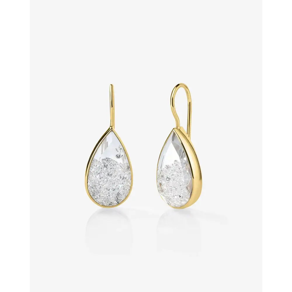 Stylish Shaker Pear Drop Earrings for Effortless Elegance.