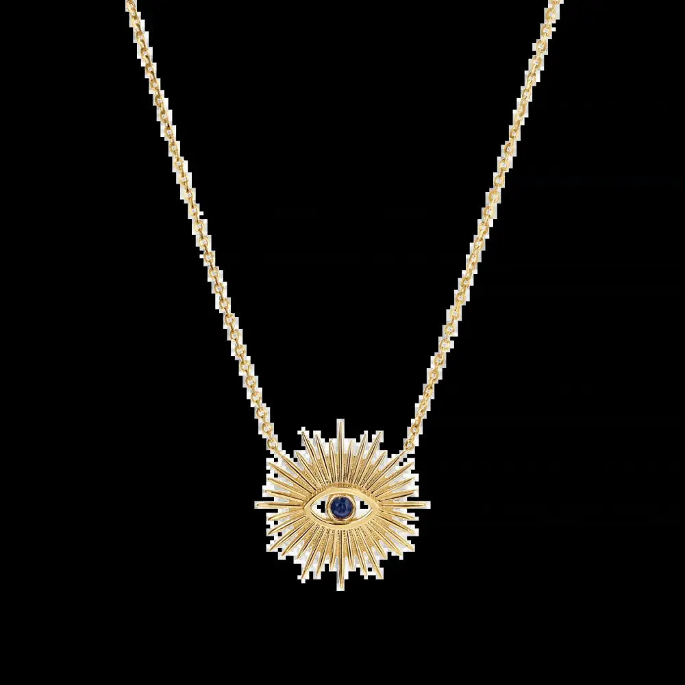 Sunburst Evil Eye Necklace