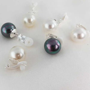 Swarovski Clip-On Earring, Pearly Clip-On Earring