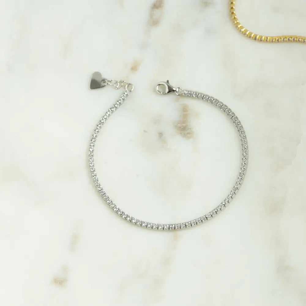 Tennis Bracelet, Gold Tennis Bracelet, Cubic Zirconia Tennis Bracelet, Dainty Bracelet, Diamond Bracelet, Gift for Her, Minimalist Bracelet