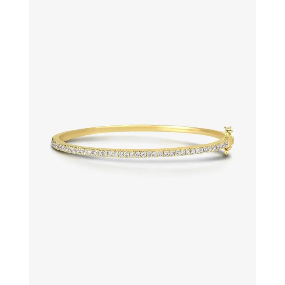 Timeless Elegance: Classic Diamond Bangle.