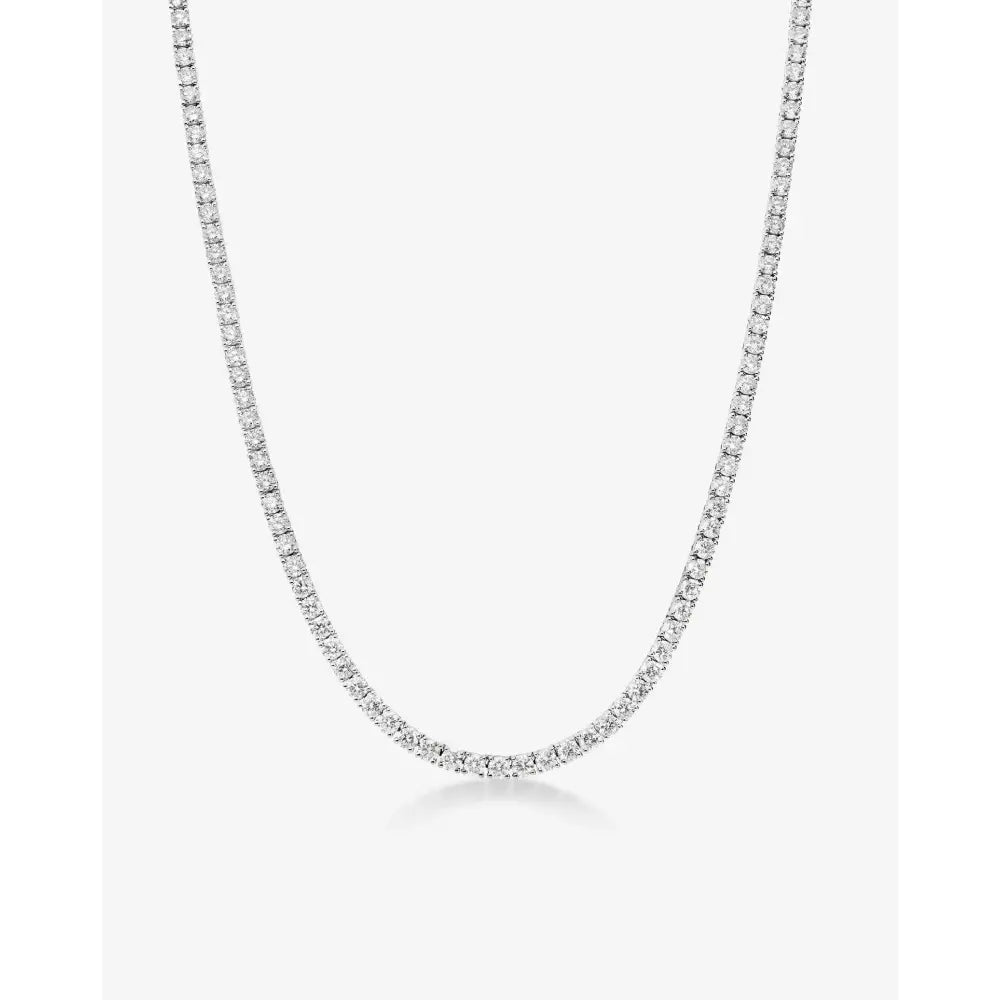 Timeless Elegance: Classic Diamond Tennis Necklace.
