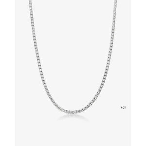 Timeless Elegance: Classic Diamond Tennis Necklace.