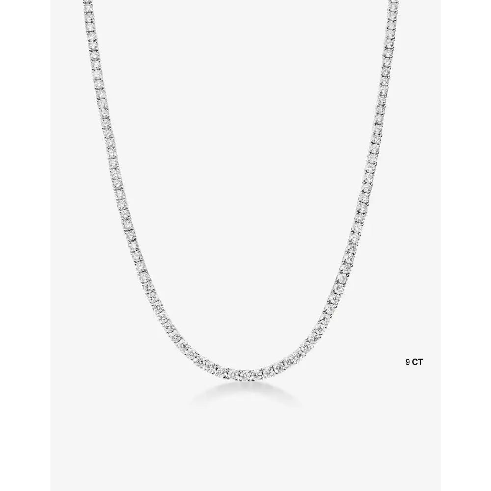 Timeless Elegance: Classic Diamond Tennis Necklace.