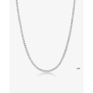 Timeless Elegance: Classic Diamond Tennis Necklace.