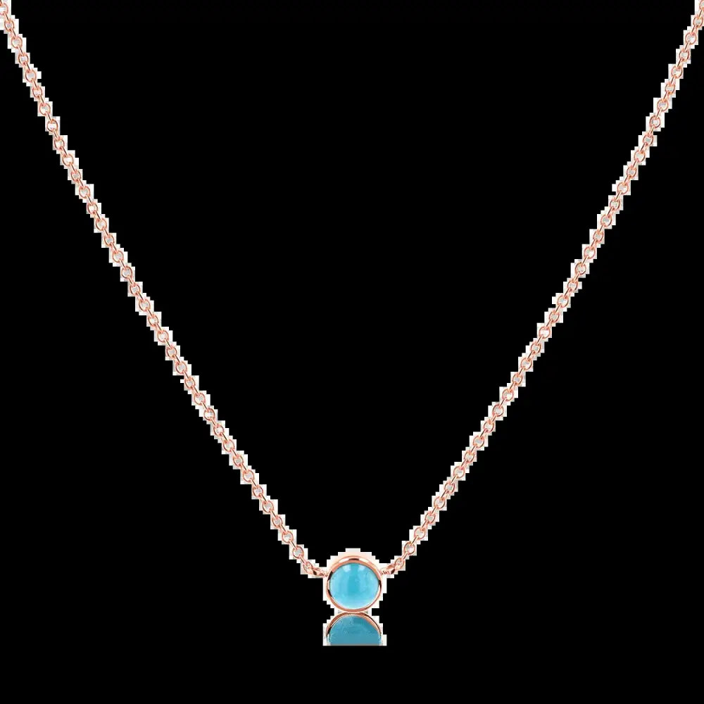 Turquoise Solitaire Necklace