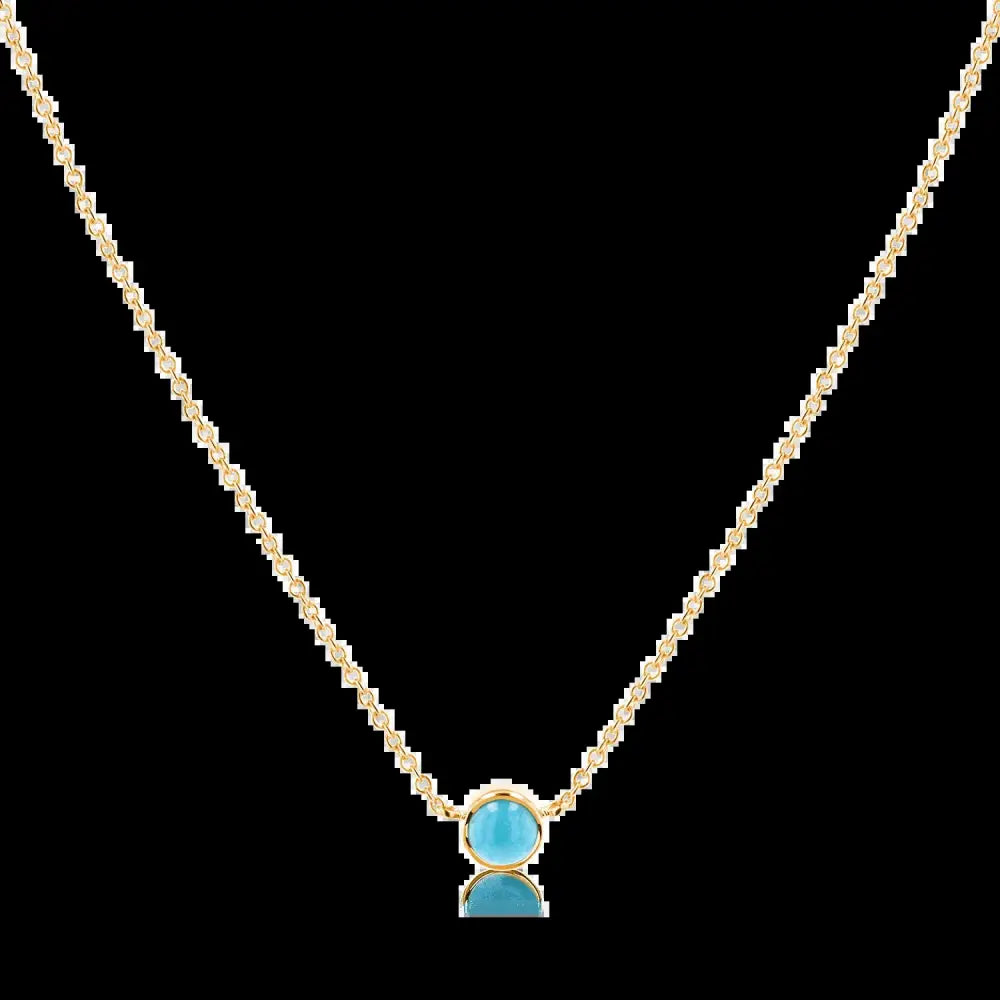 Turquoise Solitaire Necklace