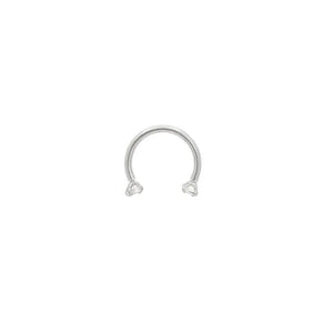 U-Shaped Curved Bar | 16 Gauge | Stainless Steel | Silver | Gold | 6Mm 8Mm 10Mm | Septum Piercing | Cartilage | Helix | Tragus | Barbell
