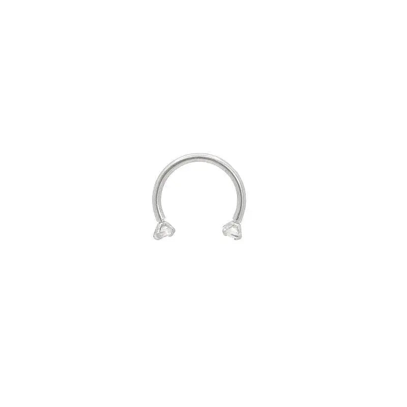U-Shaped Curved Bar | 16 Gauge | Stainless Steel | Silver | Gold | 6Mm 8Mm 10Mm | Septum Piercing | Cartilage | Helix | Tragus | Barbell