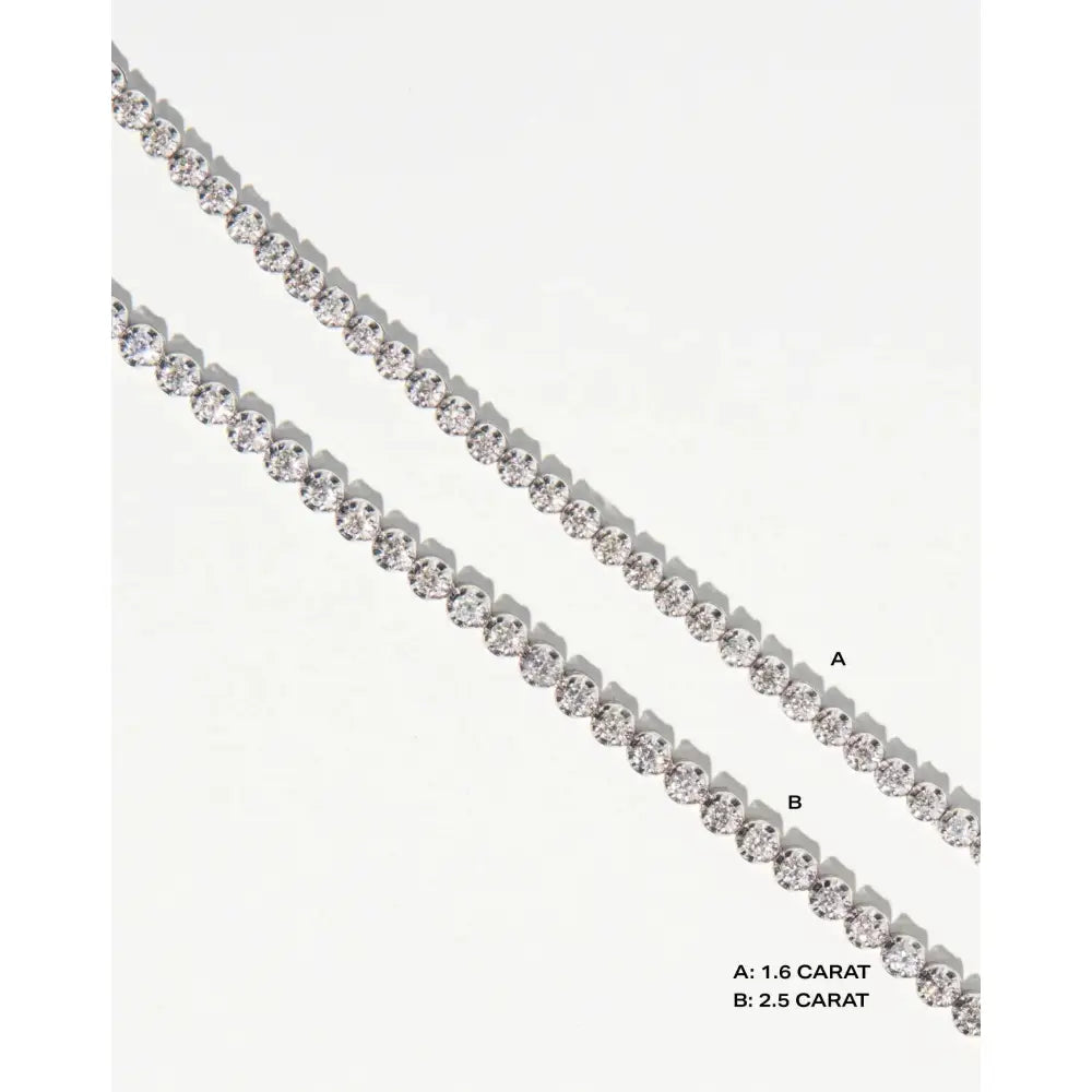 Versatile Multiway Tennis Choker & Double Wrap Bracelet Set.