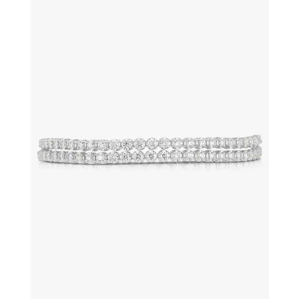 Versatile Multiway Tennis Choker & Double Wrap Bracelet Set.