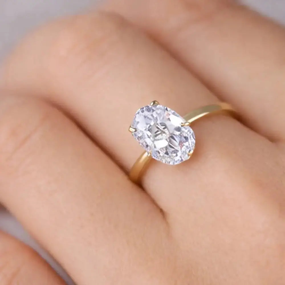Wedding Band, Unique Engagement Ring, Bridal Set, Proposal Ring, Simulated Diamond, Anniversary Rings