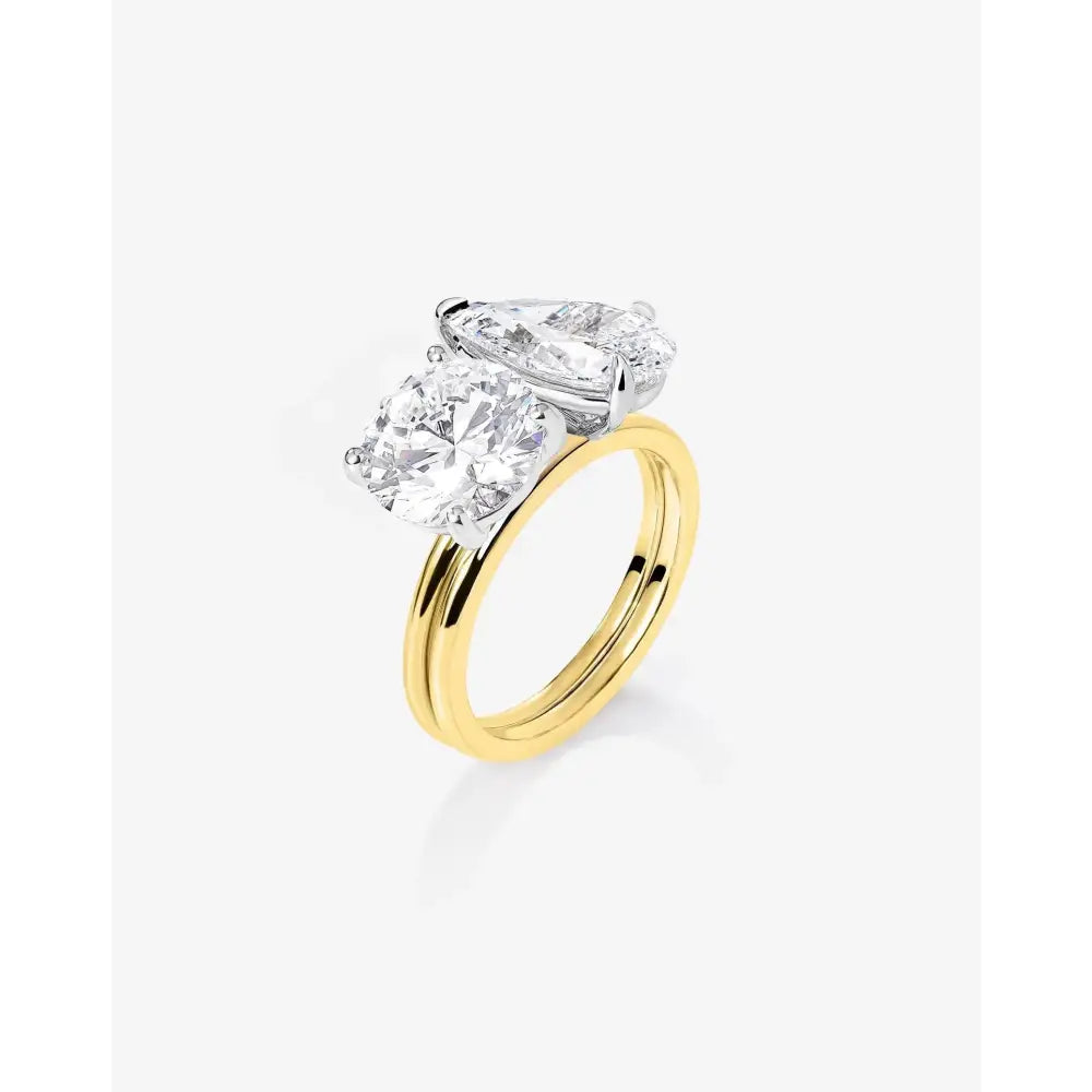 Whisper Thin® Duet: 4.74" Round & Pear Shape Perfection.