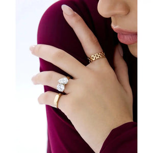 Whisper Thin® Duet: 4.74" Round & Pear Shape Perfection.
